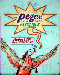 pegEsus Quintet Live at Hermanns Jazz Club (poster by Oliver Brooks) pegEsus Quintet Live at Hermanns Jazz Club (poster by Oliver Brooks))